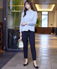 Tiaclasse 【ダブルストレッチ・洗える】テーパードパンツ