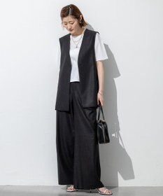 23区 【速乾性/汗じみ防止】半袖 クロップド IT Tシャツ