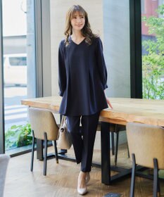 Tiaclasse L 【ダブルストレッチ・洗える】テーパードパンツ