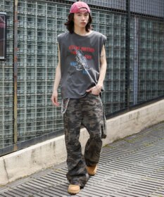 WEGO 【ユニセックス着用ITEM/MLサイズ展開】グラフィックBIGノースリーブ