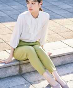 Tiaclasse L 【ダブルストレッチ・洗える】テーパードパンツ