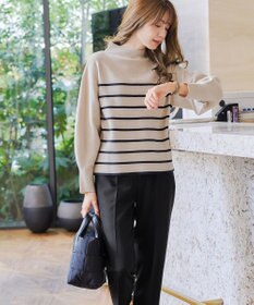 Tiaclasse L 【ダブルストレッチ・洗える】テーパードパンツ