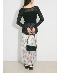 Green Parks カットワークデザインレーストップス