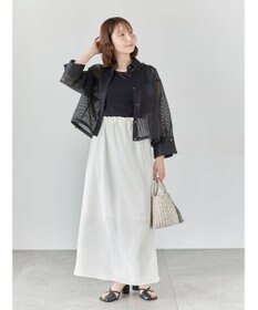 Te chichi シアーコードストライプシャツ