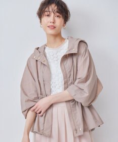 組曲 【撥水・WEB限定】ギャザーフード パッカブルブルゾン