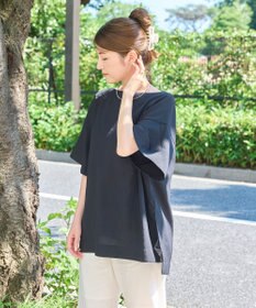 Phoebe <オンワード限定セット>【痛くないシリーズ】マーブルカラーバンスクリップ×ラインストーンパールフロートライトフィットイヤリング