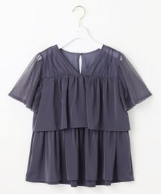 ANY SIS 【洗える】ティアードトップス×ワイドパンツSET