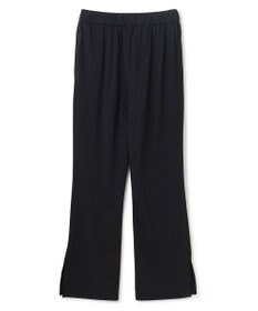 UNFILO L 【ウエストゴム】ドライトリコット セミフレアパンツ