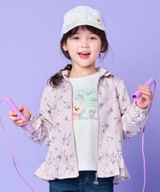 ANY KIDS フード取り外し 総柄 ブルゾン