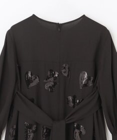 GRACE CONTINENTAL ハートスパンコールワンピース