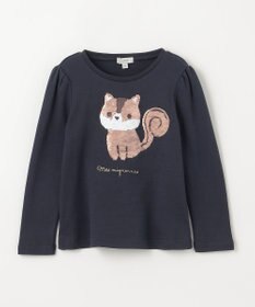 ANY KIDS ミラクルスパンコール長袖Tシャツ