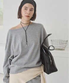 WEGO 【ANGIE VINTAGE/SETUP対応アイテム】オフショルダー裏毛スウェット