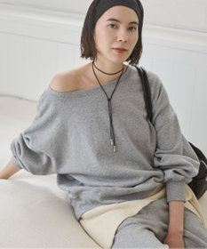 WEGO 【ANGIE VINTAGE/SETUP対応アイテム】オフショルダー裏毛スウェット