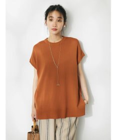 CRAFT STANDARD BOUTIQUE ＵＶカット接触冷感半袖ニットチュニック