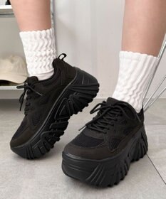 WEGO 【SMLサイズ展開】ボリュームスニーカー