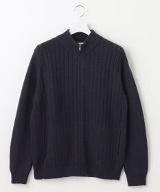 JOSEPH ABBOUD 【WEB/一部店舗限定】コットンバルキーニットブルゾン