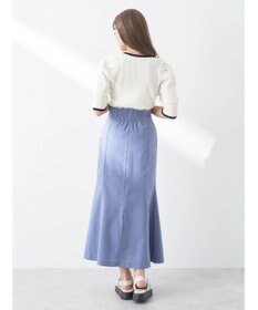 earth music&ecology フロントボタンマーメイドスカート