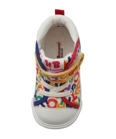 MIKI HOUSE HOT BISCUITS 【14-16cm】 ロゴ総柄 セカンドベビーシューズ