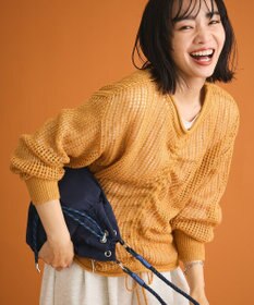 Green Parks ＳＥＴ２点２ｗａｙシャーリングニット＋インナー