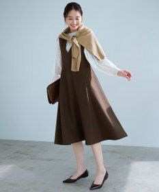 組曲 S ウールライクスポンディッシュ ジャンパースカート