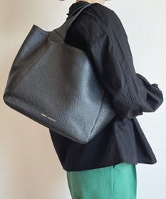 Hekhèr Le Style de Vie 【日本製/セレモニーにも】シュリンクレザー ハンドバッグ medium