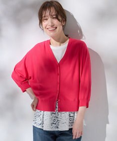 ANY L 【接触冷感/UVカット/抗菌防臭/手洗い可/アンチピリング】ファンクションカーディガン