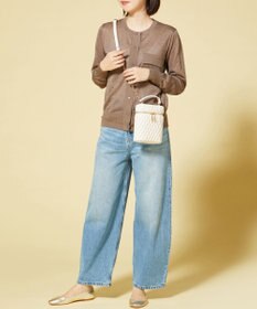 LA BAGAGERIE 【MONICA】ランダムプリーツバニティバッグ