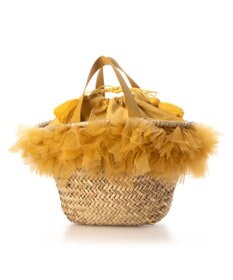 UNBILLION カカトゥ kakatoo / チュールフリンジカゴバッグ