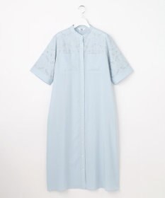 J.PRESS LADIES 【WEB限定カラーあり】エンブロイダリー シャツ ワンピース