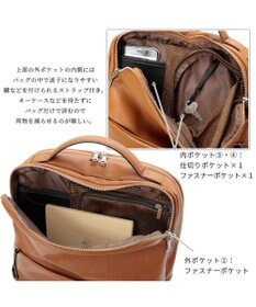 UNBILLION 【テレビ ドラマ着用アイテム】Otias アンティークタイプ合皮Bizリュック