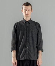 JOSEPH HOMME 新型・新素材【軽量/通気性/清涼感/洗える/ストレッチ】レノクロスストレッチ　7分袖レギュラーカラーシャツ