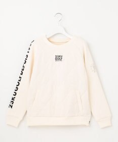 23区GOLF 【WOMEN】中綿キルトプルオーバー 着脱楽ちん 便利なポケット付 1枚で決まる