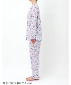 WACOAL パジャマ 長袖 長ズボン 綿100%(本体) 天竺素材 ミントン レディース NDX563 /ワコール
