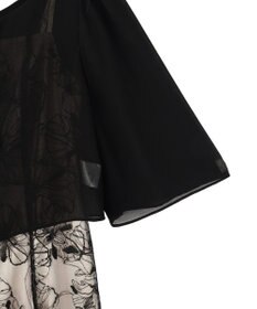 YECCA VECCA 【2点SET】フラワー柄スパンコール刺繍ドレス