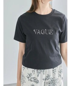 Te chichi パール&刺繍ロゴスタンダードTシャツ