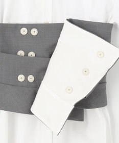 #Newans ビスチェレイヤーシャツ