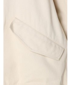 earth music&ecology パーカー付きミリタリーブルゾン