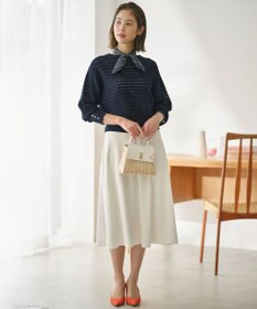 組曲 【セットアップ着用可・WEB限定カラーあり】MINA ニットフレアスカート