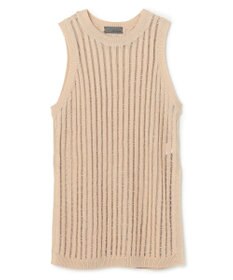 uncrave ラミーリネンニット タンクトップ