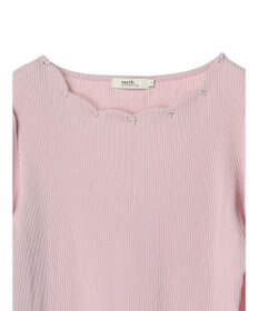 earth music&ecology スカラップビジュープルオーバー