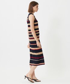 ICB 【洗える】 マルチボーダーワンピース