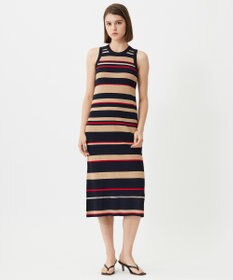 ICB 【洗える】 マルチボーダーワンピース