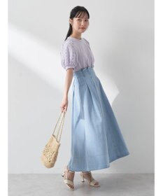 earth music&ecology フラワーレースプルオーバー