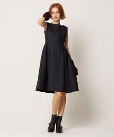 TOCCA 【WEB限定カラーあり】【消臭・洗える】RIBBON LABYRINTH JACQUARD ドレス
