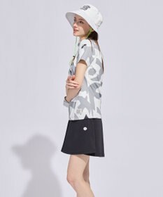 PW CIRCULUS 【WOMEN】ＤＯＶＥ柄モックネック ゴルフウェア レディース