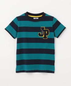 J.PRESS KIDS 【110-130cm】ボーダーJPサガラ刺繍 Ｔシャツ