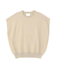AMERICAN HOLIC 【WEB限定】接触冷感ラメフレンチスリーブニットプルオーバー
