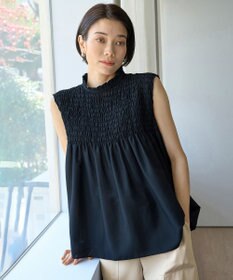 UNFILO 【WEB限定】シアーシャーリングブラウス