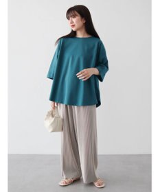 Green Parks セルフカットプリーツ風パンツ