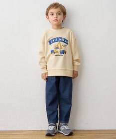 ANY KIDS 車プリント 裏毛トレーナー